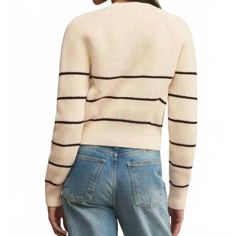 NEW Z SUPPLY stefi stripe cardigan in sea salt - Picture 3 of 4